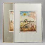 523865 Color etchings